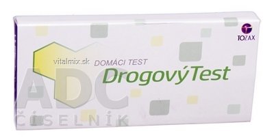 TOZAX Multidrogový test - 5 druhů drog jednokrokový test (COC, THC, OPI, MET, AMP v moči) 1x1 ks
