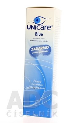 Unicare BLUE roztok na kontaktní čočky (na měkké čočky) 1x240 ml
