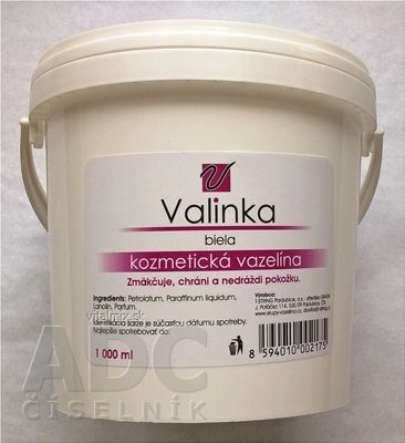 Valinka bílá kosmetická vazelína 1x1000 ml