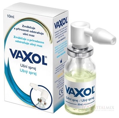 VAXOL ušní sprej sprej na odstranění ušního mazu 1x10 ml