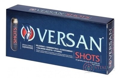 VERSAN SHOTS ampule, pomerančová příchuť 30x10 ml