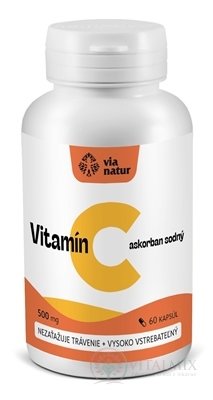 Via natur Vitamín C askorbát sodný 500 mg cps 1x60 ks