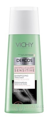 VICHY DERCOS ANTI-pelliculaire SENSITIVE šampon proti lupům, citlivá pokožka (M3533102) 1x200 ml