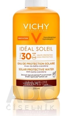 VICHY Idéal Soleil PROT WATER SPF 30 R19 ochranná voda s betakarotenem (MB054520) 1x200 ml