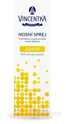 VINCENTKA nosní sprej JUNIOR 1x25 ml