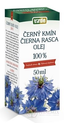 Virde ČERNÁ KMÍN OLEJ 1x50 ml