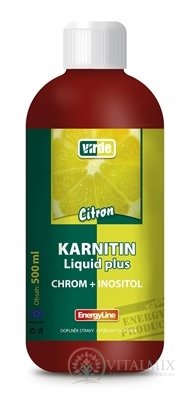 Virde L-KARNITIN Liquid plus chrom + inositol 1x500 ml