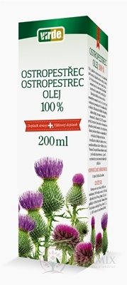 Virde ostropestřec 100% OLEJ 1x200 ml