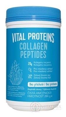 VITAL PROTEINS COLLAGEN PEPTIDES prášek pro přípravu nápoje, bez příchutě 1x284 g