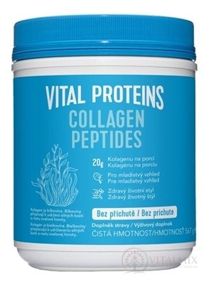 VITAL PROTEINS COLLAGEN PEPTIDES prášek pro přípravu nápoje, bez příchutě 1x567 g