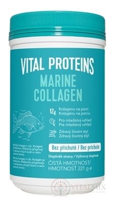 VITAL PROTEINS MARINE COLLAGEN prášek pro přípravu nápoje, bez příchutě 1x221 g