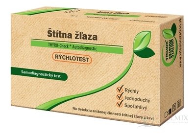 VITAMIN STATION rychlotest Štítná žláza samodiagnostický test z krve, 1x1 set