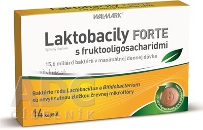 WALMARK Laktobacily Forte cps (s fruktooligosacharidy) 1x14 ks