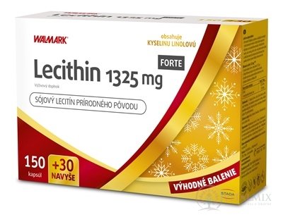 WALMARK Lecithin FORTE 1325 mg PROMO 2020 cps 150 + 30 navíc (180 ks)