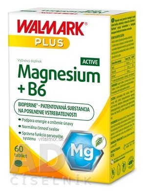 WALMARK Magnesium + B6 ACTIVE tbl 1x60 ks