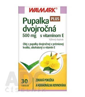 WALMARK Pupalka dvouletá 500 mg s vitaminem E cps 1x30 ks