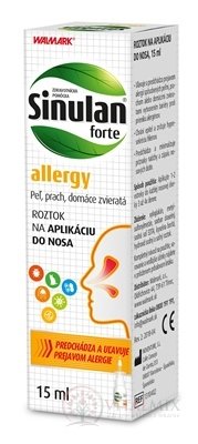 WALMARK Sinulan forte allergy roztok do nosu 1x15 ml