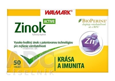 WALMARK Zinek Aktiv inů. tbl 1x50 ks