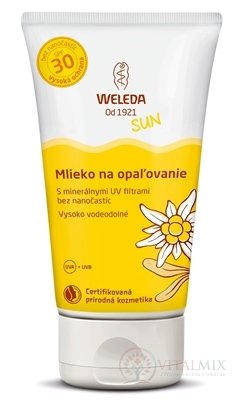 WELEDA SUN Mléko na opalování SPF 30 voděodolné (Edelweiss Sunscreen Lot) 1x150 ml