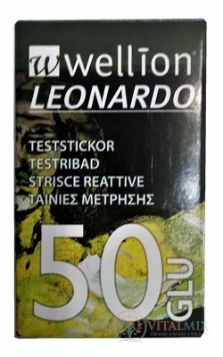 Wellion LEONARDO GLU Proužky testovací (1 balení) 1x50 ks