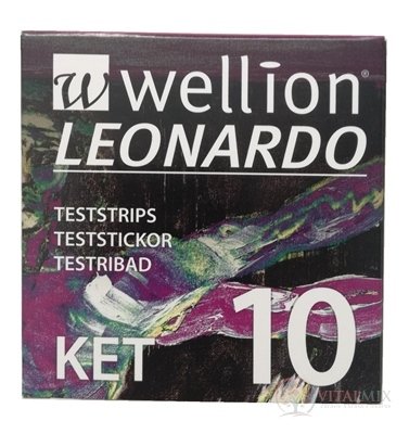 Wellion LEONARDO KET Proužky testovací (1 balení) 1x10 ks