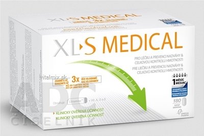 XL S MEDICAL tbl (pro léčbu a prevenci nadváhy) 1x180 ks
