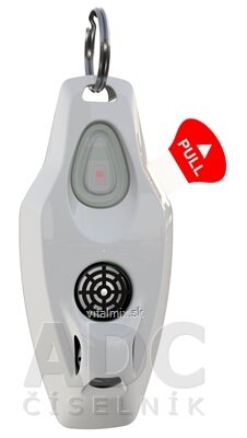 ZeroBugs PLUS Přívěsek ultrazvukový odpuzovač klíšťat a blech pro lidi, bílý, 1x1 ks