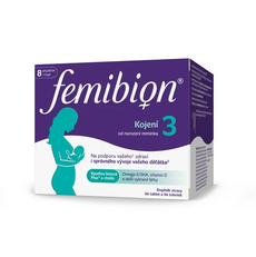 Femibion 3 Kojení tbl 56 + cps 56 (kys. listová + cholin + DHA + vitamíny + minerály) 1x112 ks