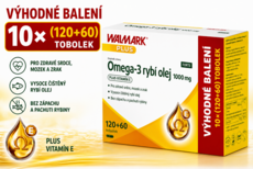 OMEGA 3 FORTE rybí olej 10x180cps WALMARK