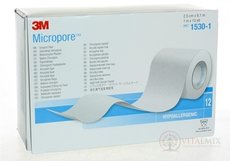 3M MicroPor náplast, cívka 2,5cm x 9,1m, ze speciálního papíru 1x12 ks