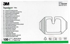 3M TEGADERM Film 1623W 6cm x 7cm, transparentní krytí s rámem, 1x100 ks