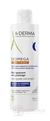 A-DERMA EXOMEGA CONTROL Zklidňující koupel proti škrábání 1x200 ml
