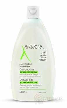 A-DERMA GEL DOUCHE HYDRA-PROTECTEUR hydratační sprchový gel bez mýdla 1x500 ml