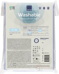 ABENA Washable pratelná podložka se záložkami 75x85 cm, 1x1 ks