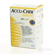 ACCU-CHEK Softclix Lancet 100 lancety do odběrového pera 1x100 ks