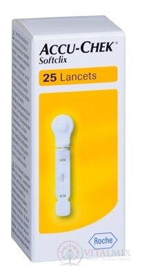 ACCU-CHEK Softclix Lancet 25 lancety do odběrového pera 1x25 ks
