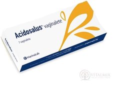 ACIDOSALUS vaginalete vaginální čípky 1x7 ks