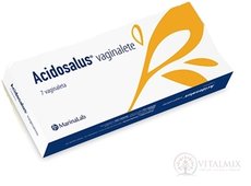 ACIDOSALUS vaginalete vaginální čípky 1x7 ks