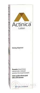 Actinica Lotion svetlofiltrujúce tělové mléko v lahvičce s dávkovačem 1x80 g