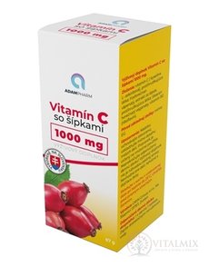 ADAMPharm Vitamin C 1000 mg se šipkami cps 1x60 ks