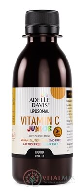 Adelle Davis Liposomal VITAMIN C Junior tekutý, příchuť mango 1x200 ml