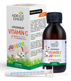 Adelle Davis Lipozomální VITAMIN C Junior 33 dávek (od 3 let) 1x100 ml