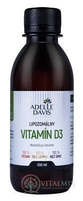 Adelle DAVIS Lipozomální VITAMIN D3 1x200 ml