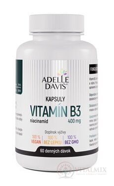ADELLE DAVIS VITAMIN B3, nikotinamid 400 mg cps 1x60 ks