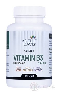 ADELLE DAVIS VITAMIN B3, nikotinamid 400 mg cps 1x60 ks