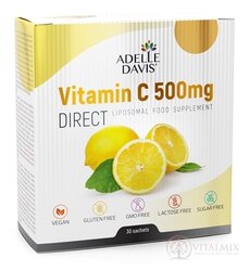 Adelle Davis Vitamin C 500 mg DIRECT prášek v sáčcích, lipozomální 1x30 ks