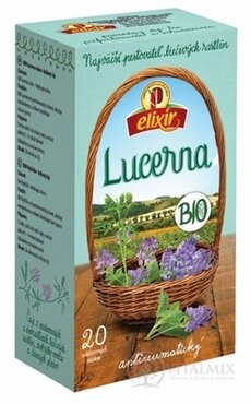 AGROKARPATY BIO Lucerna setá, Antirevmatický čaj bylinný čaj, čistý přírodní produkt, 20x2 g (40 g)