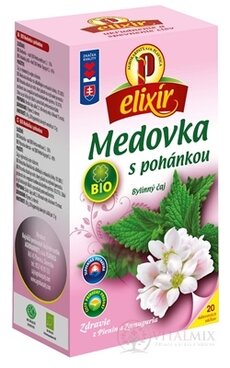 AGROKARPATY BIO Meduňka s pohankou bylinný čaj, balené sáčky, 20x1,5 g (30 g)
