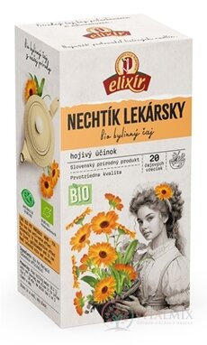 AGROKARPATY BIO Měsíček lékařský bylinný čaj, přírodní produkt, 20x2 g (40 g)