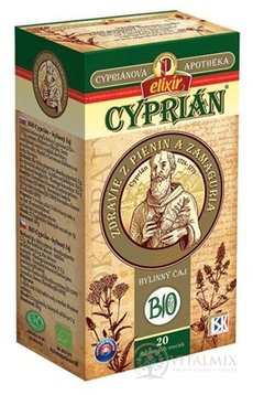 AGROKARPATY Cypriána, Cyprián BIO bylinný čaj, čistý přírodní produkt, 20x2 g (40 g)